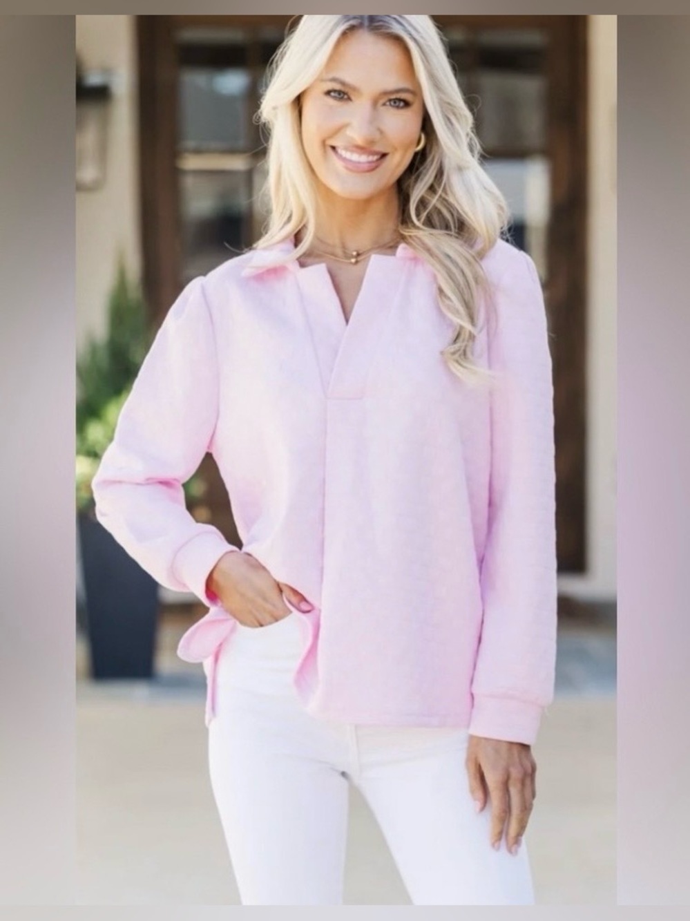 The Mint Julep Boutique Fuchsia Pink Ribbed Oversized Top S NWT